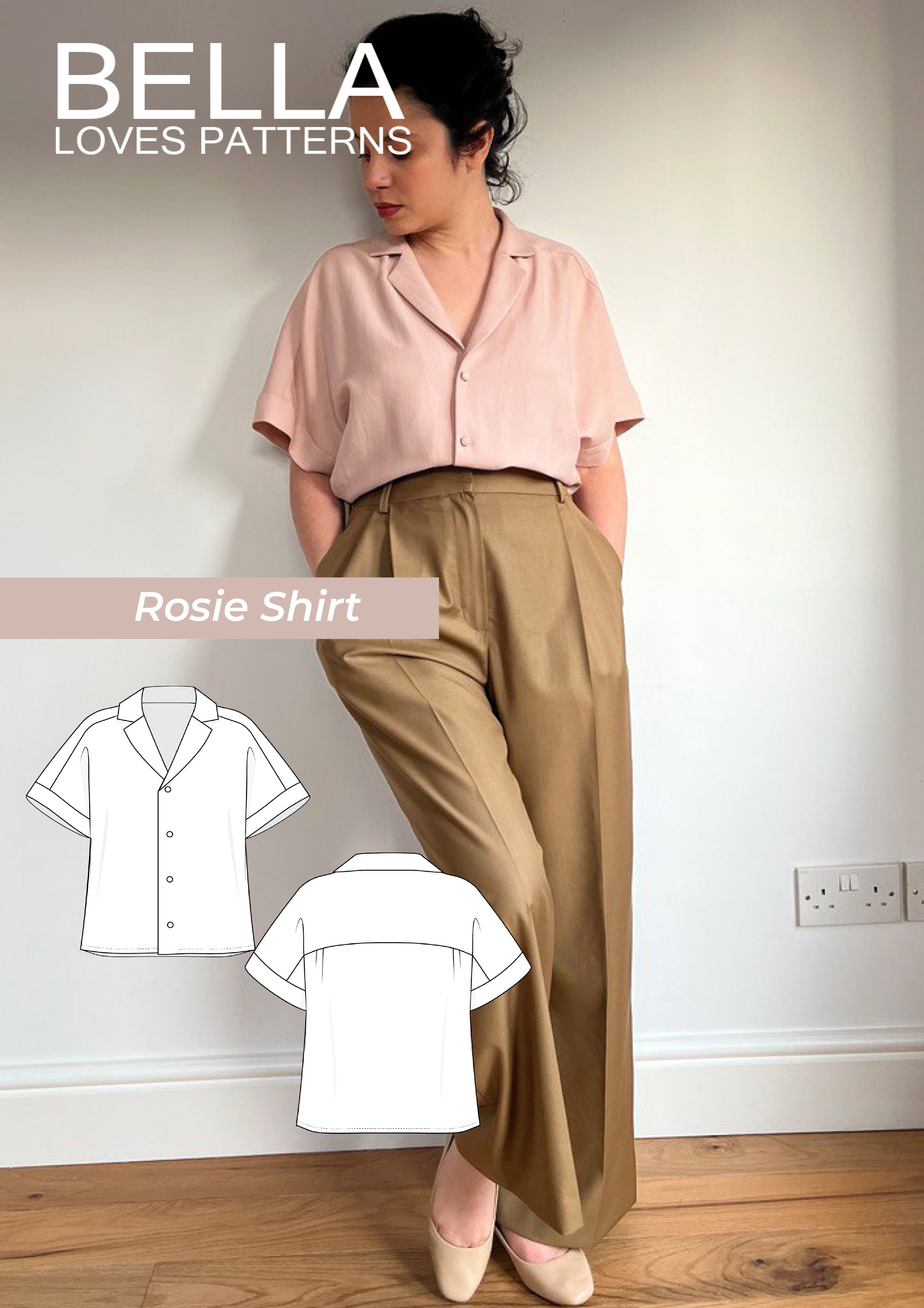 ROSIE SHIRT – PDF SEWING PATTERN – Bella loves patterns
