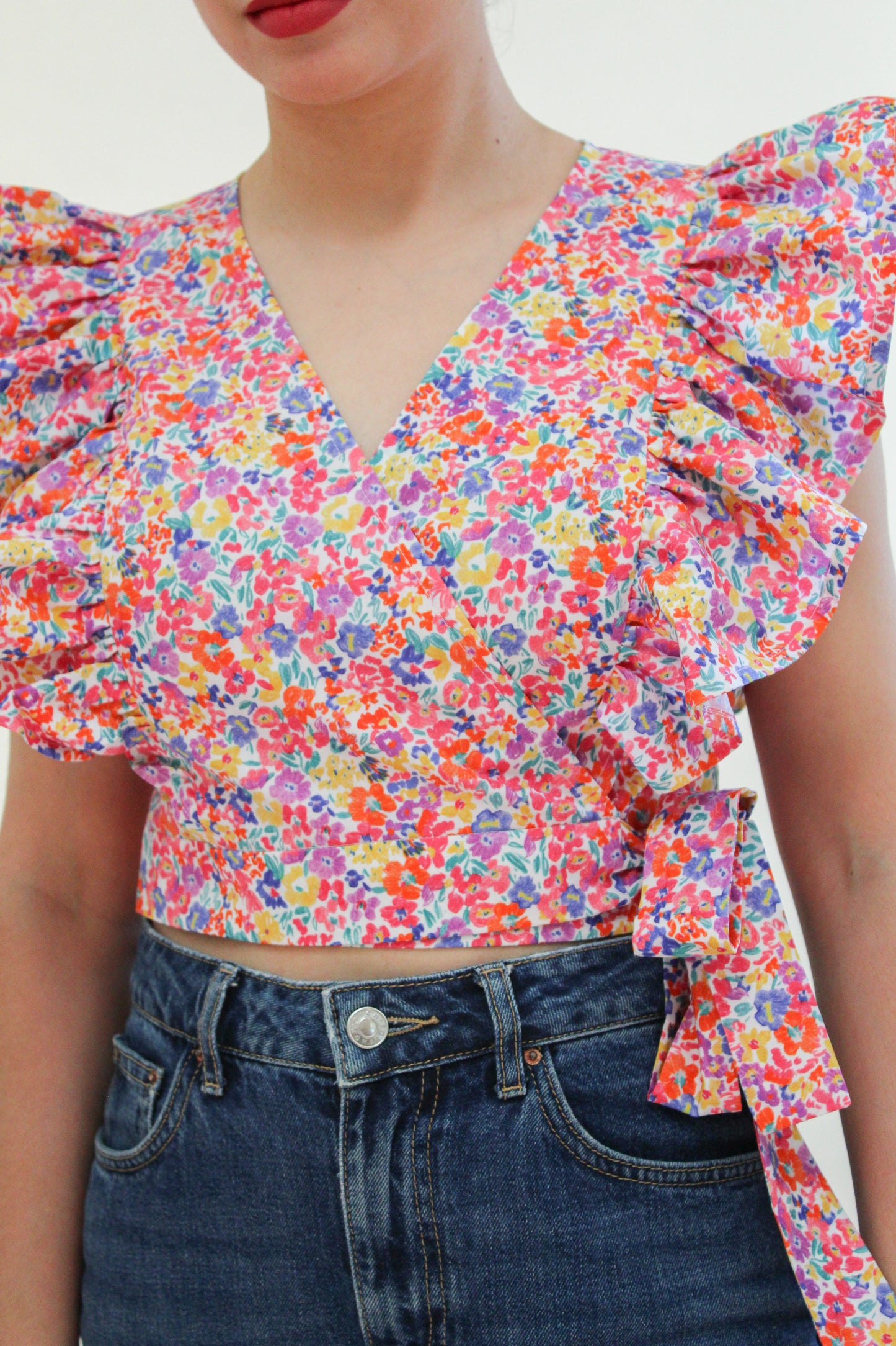 FLOR DRESS & CROPPED TOP - PDF SEWING PATTERN - Bella loves patterns