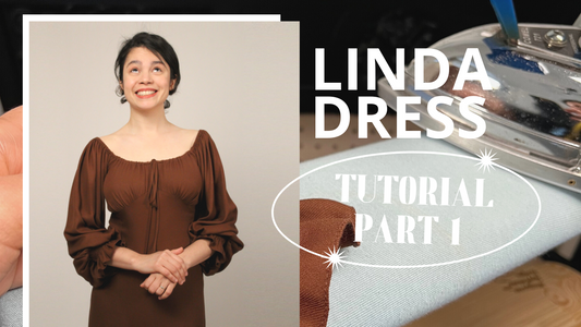 LINDA DRESS SEWING TUTORIAL - YOUTUBE