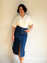 その他 Anna check long skirt size M ANDMARY】Anna check long skirt