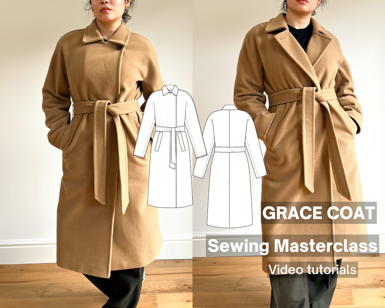 GRACE COAT – PDF SEWING PATTERN - Bella loves patterns