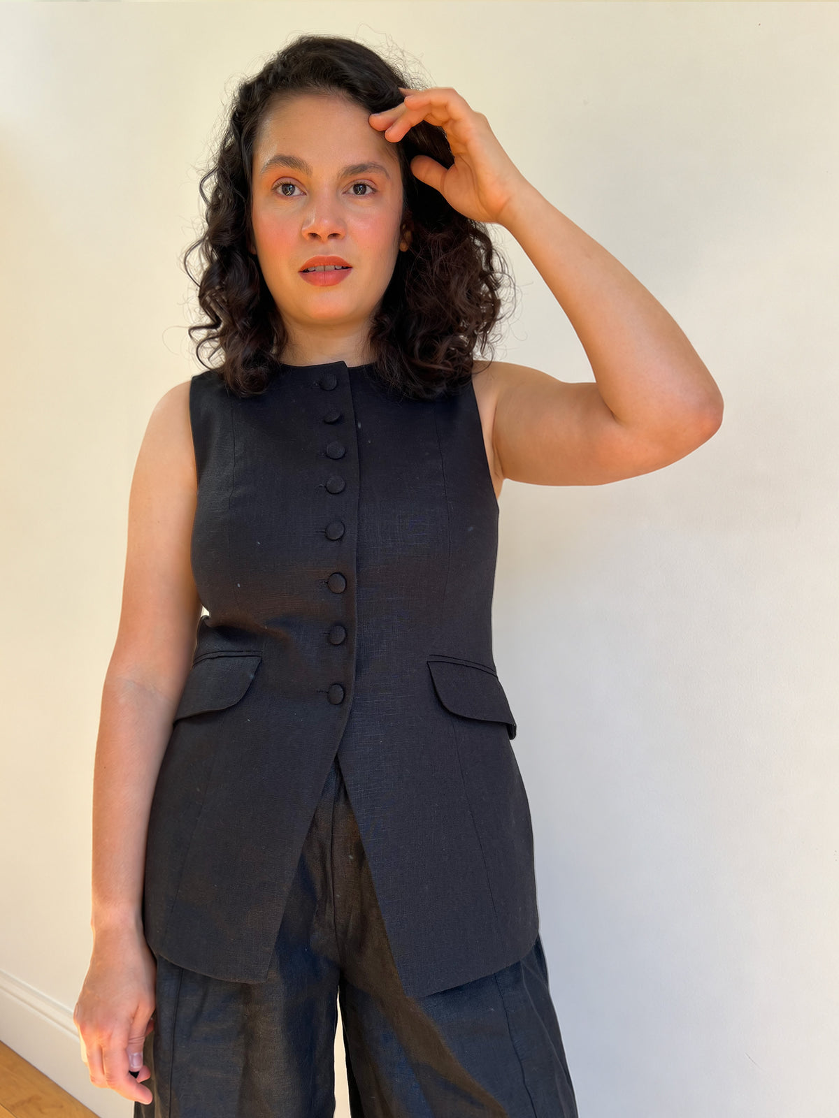 MEL TAILORED VEST – PDF SEWING PATTERN - Bella loves patterns