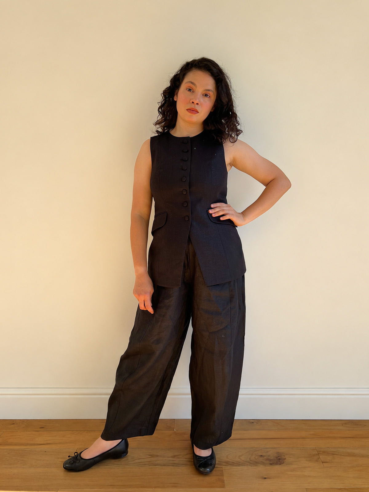 MEL TAILORED VEST – PDF SEWING PATTERN - Bella loves patterns