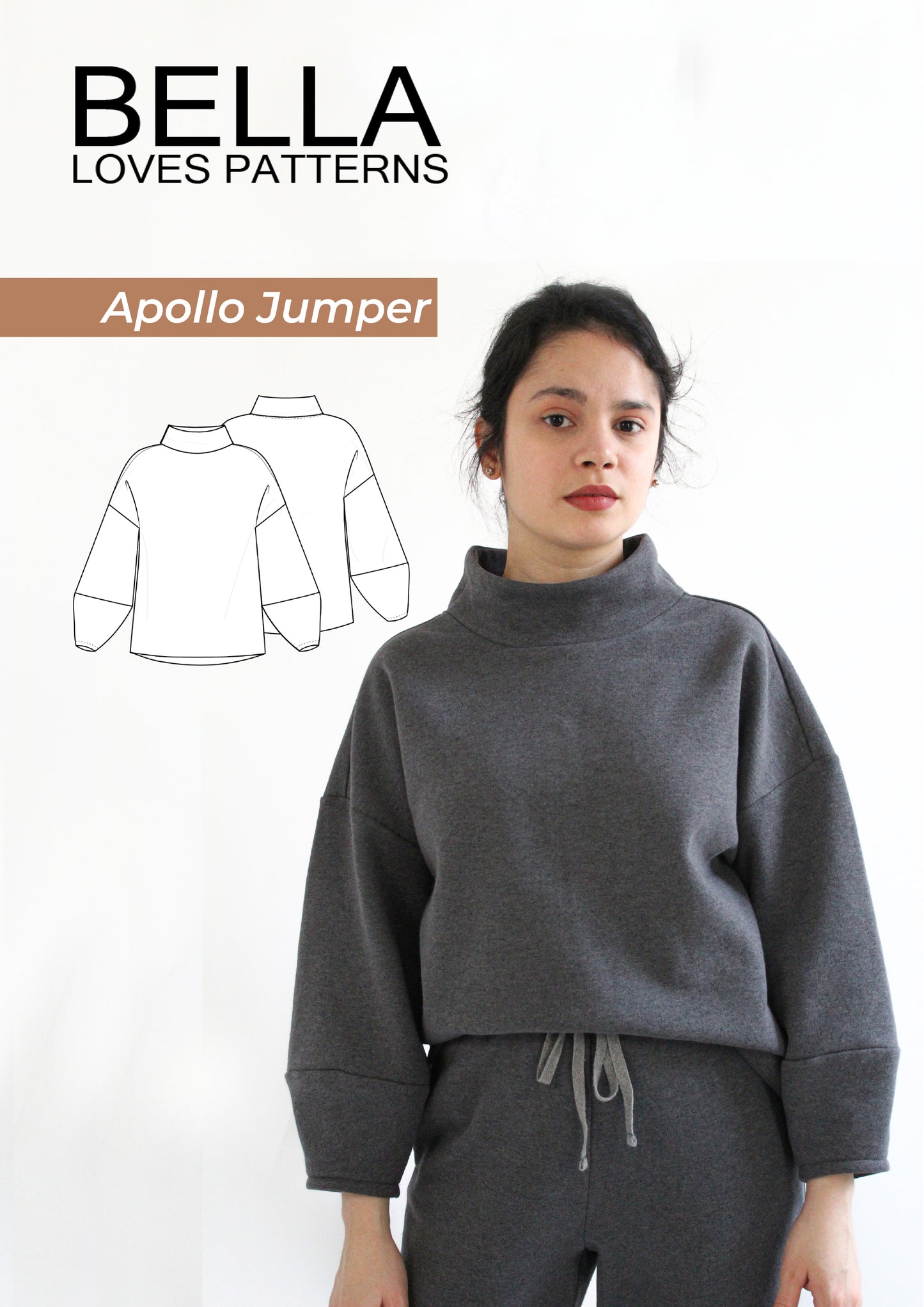 APOLLO JUMPER – PDF SEWING PATTERN - Bella loves patterns
