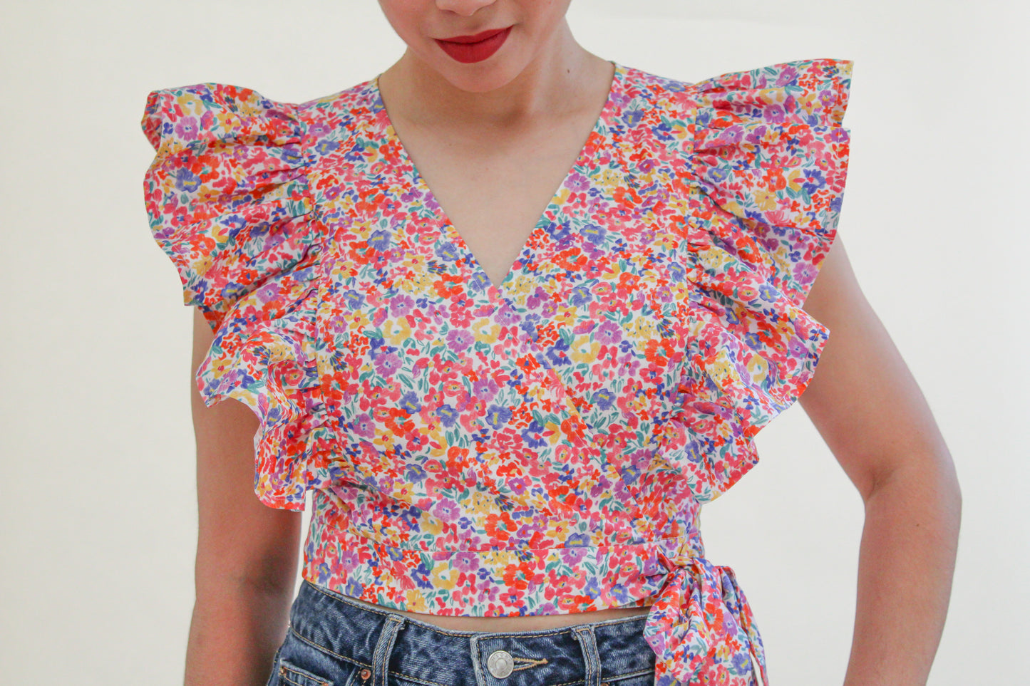 FLOR DRESS & CROPPED TOP - PDF SEWING PATTERN - Bella loves patterns