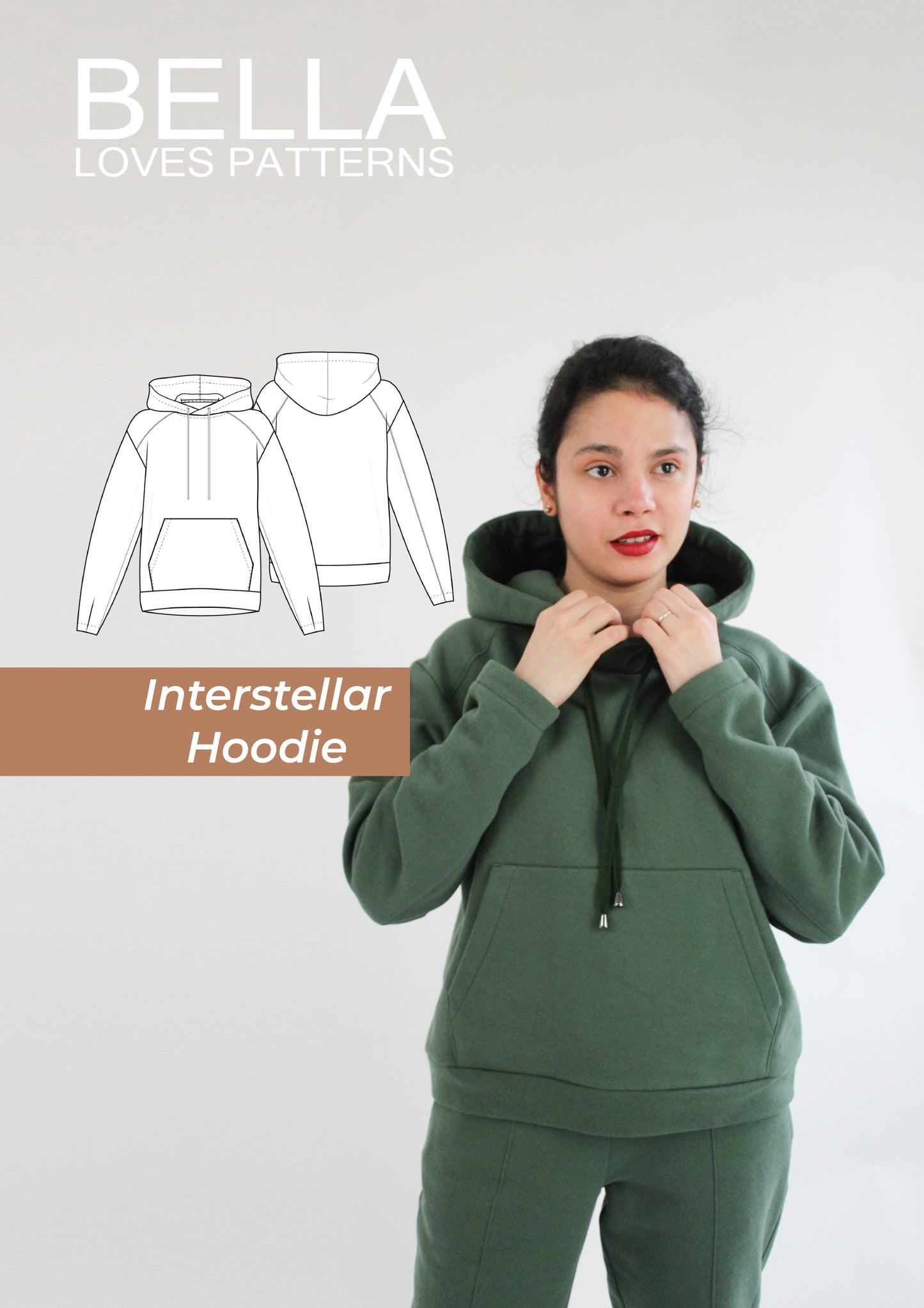 INTERSTELLAR HOODIE – PDF SEWING PATTERN - Bella loves patterns